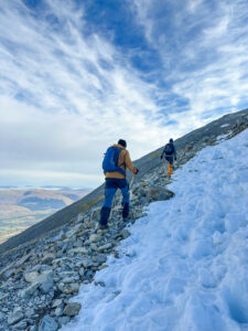 Lumi Ben Nevise matkarajal. Šotimaa loodusmatk - Põhja-Šoti mägismaa reis, aprill 2025
